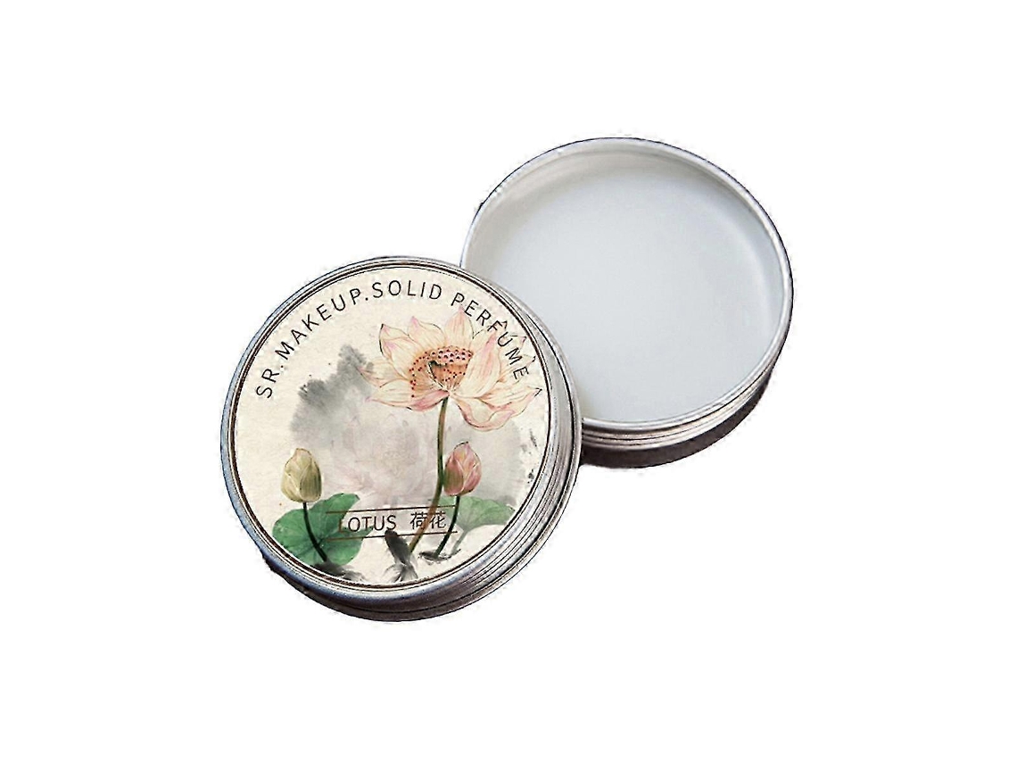 Pcs Women Solid Perfume Portable Solid Balm Long-lasting Fragrances Elegant Female Solid Perfumes(lotus)