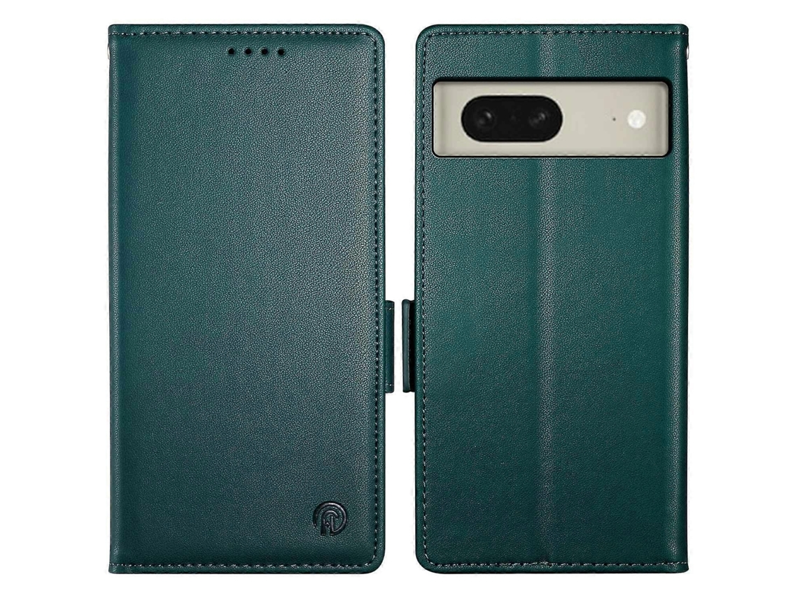 Capa De Celular Df-010 Com Fechos Laterais E Proteção Total Em Couro Sintético Para Google Pixel 8