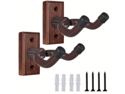Suporte de Parede para Guitarra Feito de Madeira Maciça, Expositor Robusto para Guitarras Eletroacústicas AQUAFORGE