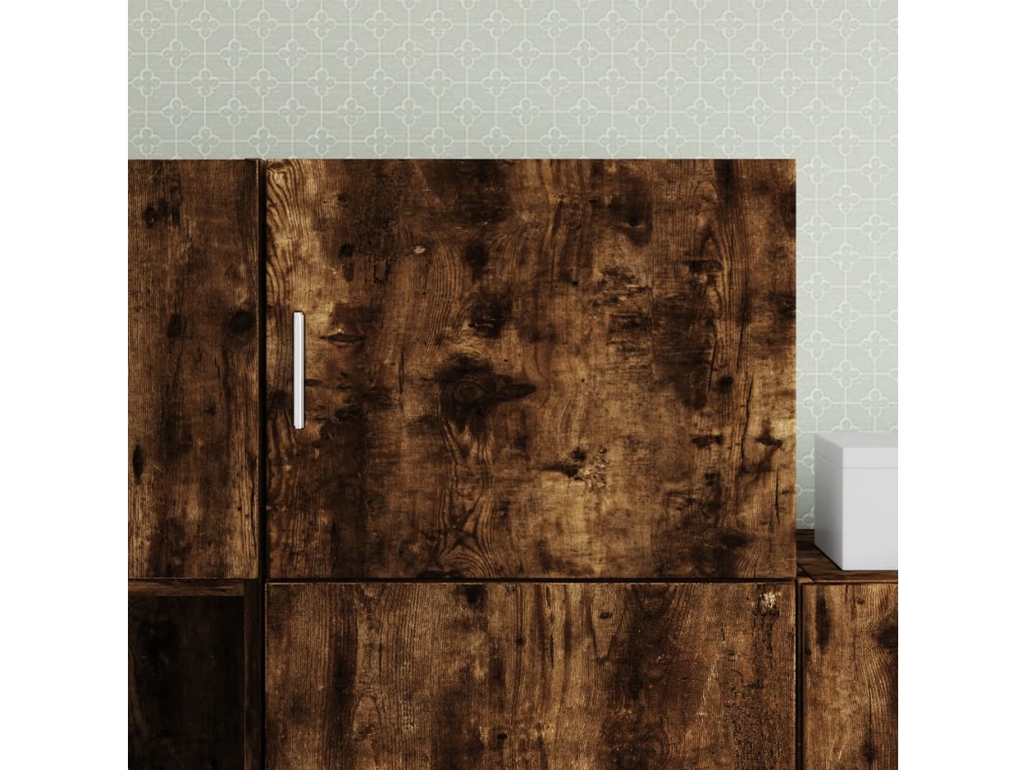 Armario de pared 50x42,5x40 cm Derivados de madera de roble ahumado