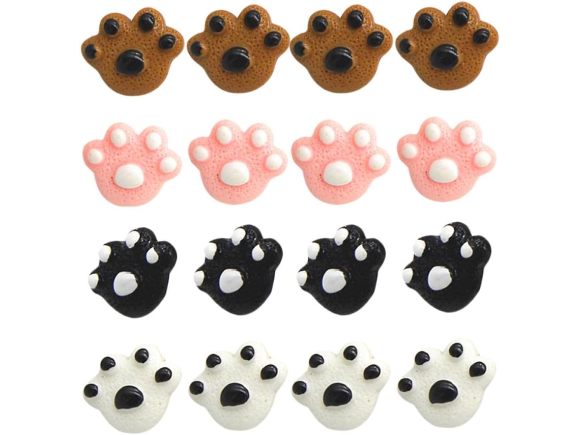 Tachinhas Pequenas E Planas Supvox Com Design De Animais, Práticas E Úteis, Feitas De Resina E Metal, Ideais Para Notas