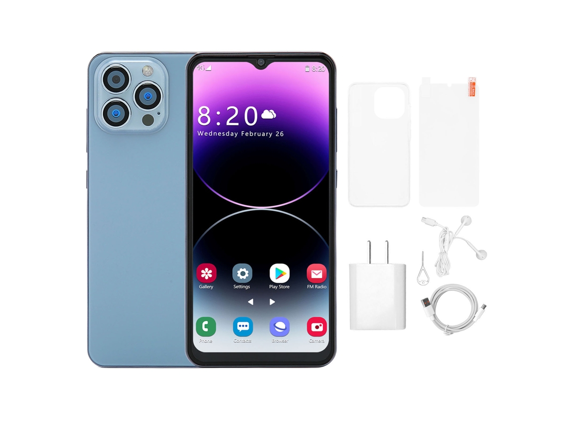 Laxiscreed Telefone Inteligente 4g Com Wi-fi, Dual Chip E Compatível Com 5g