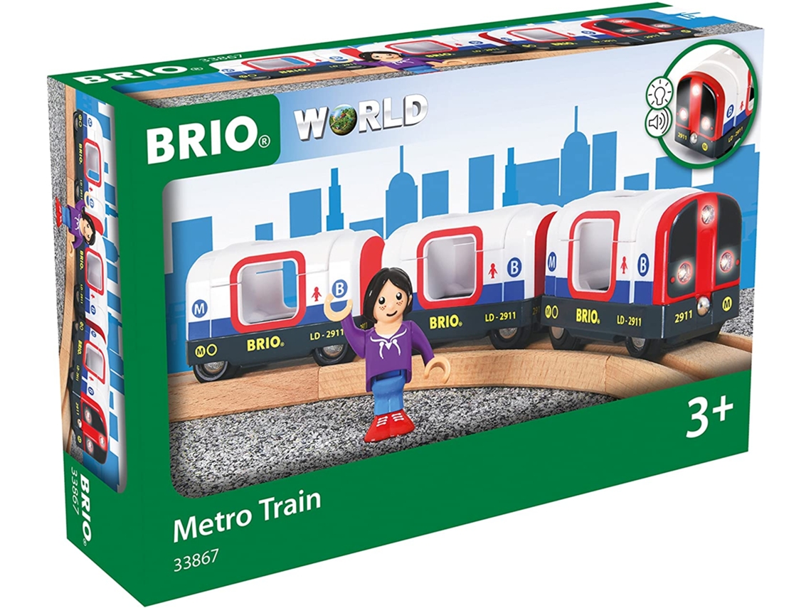 Jogo de Tabuleiro BRIO Subway - Sound And Light (3 Anos)