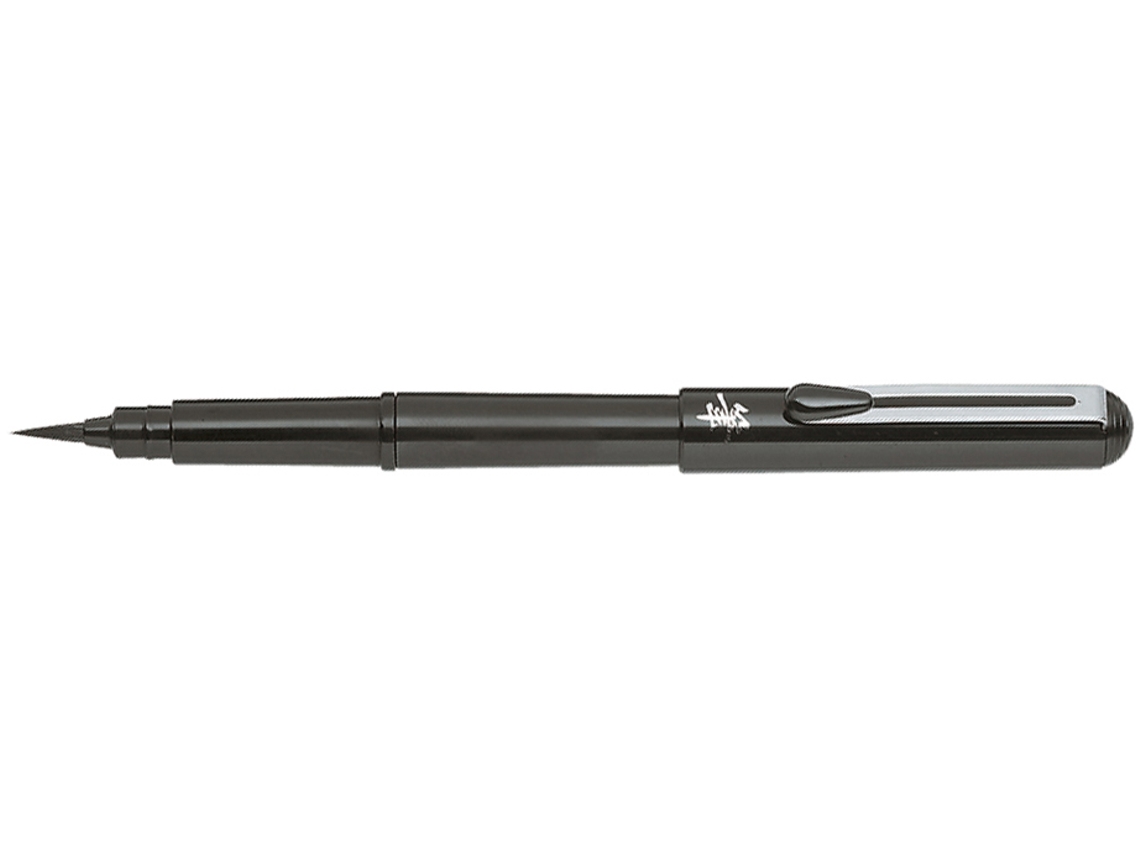Caneta Pincel Pentelarts Brush Pen Corpo: Preto/Cinza PENTEL ARTS