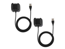 Aetheria 2pcs Carregador com Interface Magnética 5v 1a para Smartwatch Fitbit Versa2 Pulseira