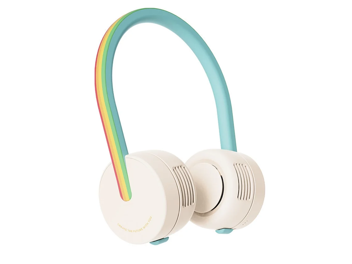 Mini Ventilador MDUG de pescoço, infantil, usb, sem hélices, portátil
