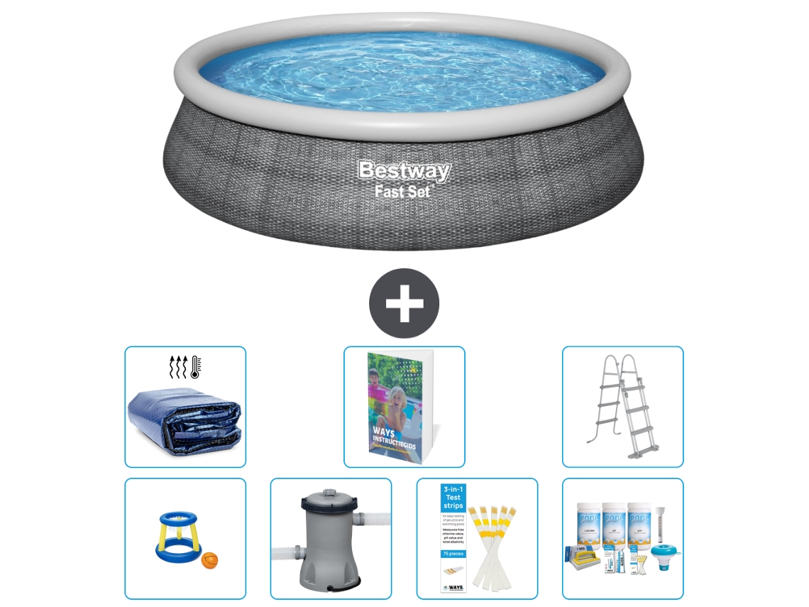 Bestway Piscina Bestway Fast Set Redonda - 457x107 Cm - 8-peças S456
