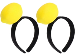 Tiara de frutas 3D para festa, para meninos e meninas, 2 peças, design exclusivo.