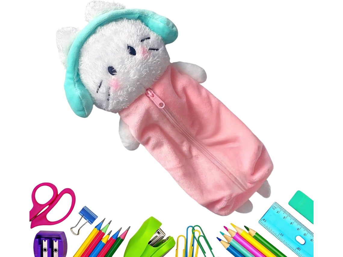 Estojo De Lápis/caixa De Material Escolar De Pelúcia