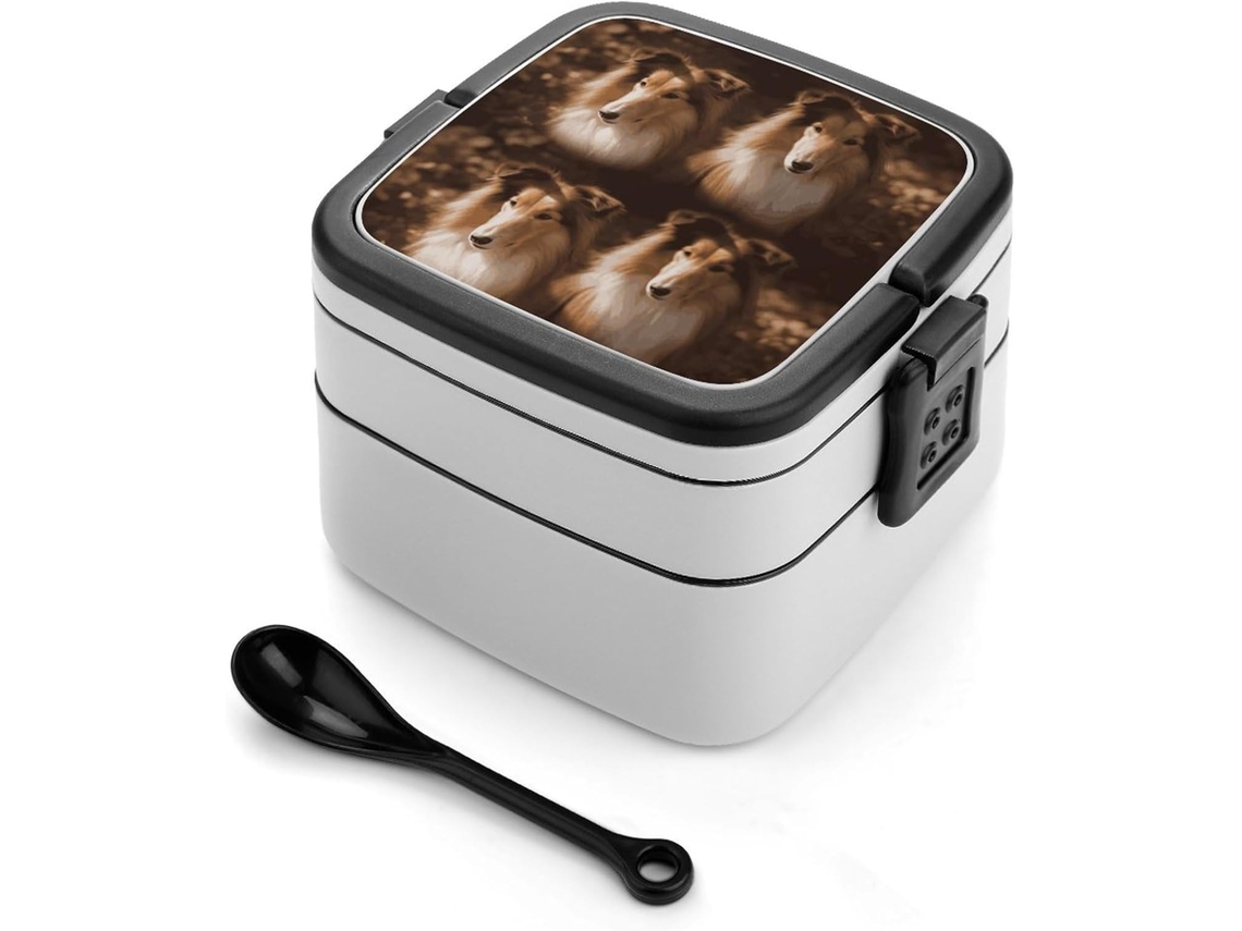 Lancheira Bento Shelties Japonesa De Camada Dupla Para Mulheres E Homens, Ideal Para Atividades Ao Ar Livre E Trabalho