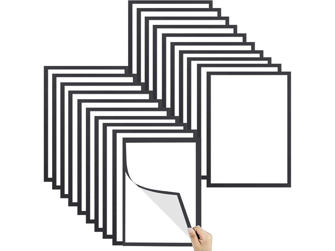Suporte Magnético Para Quadro Branco Moldura Para Pôster A4 Ideal Para Recepcionistas, Gerentes De Gokoco