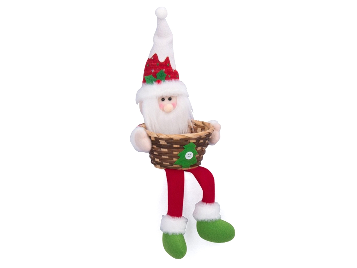 Cesto de Natal para Doces e Frutas com Design Adorável