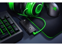 Auscultadores Gaming RAZER Kraken Tournament (Com fio - Com Microfone - Verde) — Com fio | 12-28.000 Hz
