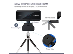 Hxsj S3 Webcam 5mp Com Focus Automático 1080p Com Microfone E Capa De Privacidade Para Pc E Laptop