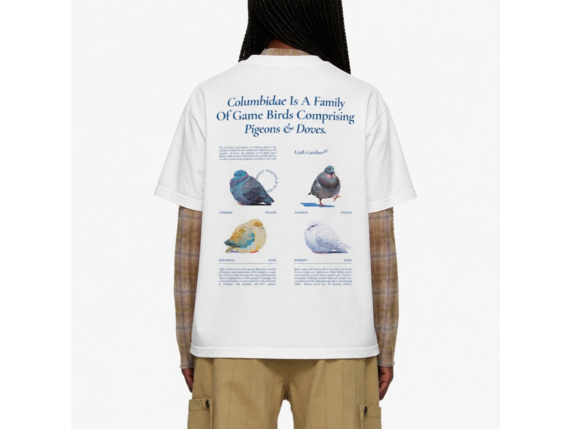 Rockinstone Pigeons Doves T-shirt Unique Designer Style