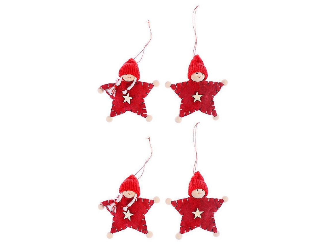 Peças Lindos Enfeites De Lã Artesanais Pingentes Para Árvore De Natal Olysi Shop