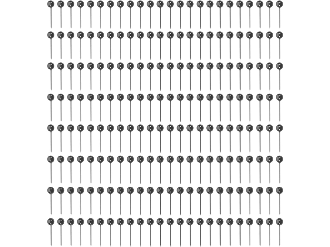 Tachinhas De Cabeça Redonda Para Escritório E Escola, Design Elegante, 200 Peças Em Plástico E Aço Inoxidável, Fixação