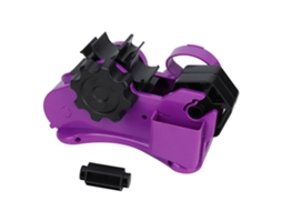 Dispositivo de fita multifuncional YURU com corte para escritório e casa, plástico ABS roxo | S/MARCA