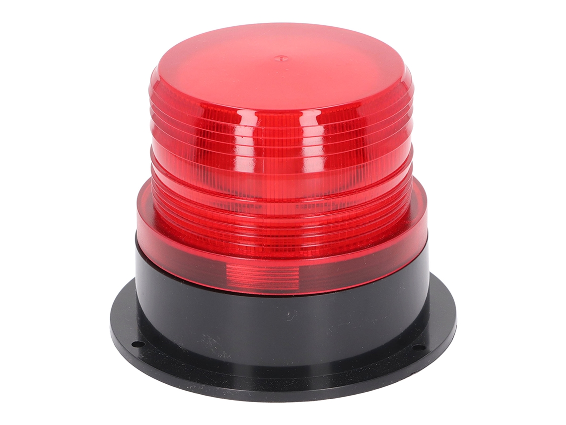 Laxiscreed Sinal De Emergência Led Vermelho Rotativo Com Estrobo Para Parede Industrial