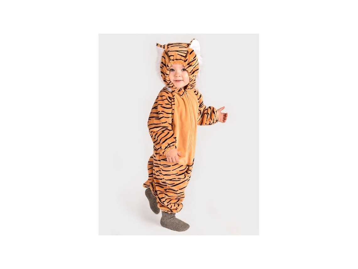 Fantasia De Tigre Bebê Goda Fen Tamanho 86 Macacão De Tigre Den Goda Fen