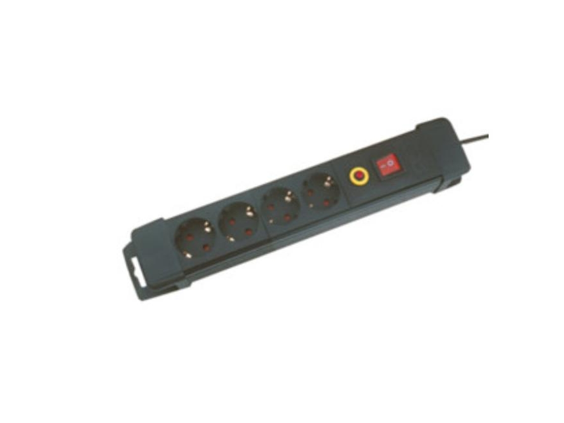 Tomada Elétrica com 4 Saídas Interruptor Proteção 1.5M Edh