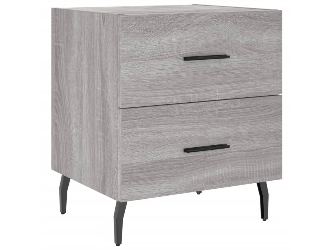 Maison Exclusive - Mesa Cabeceira 40x35x47,5 Cm Derivados Madeira Sonoma Cinza