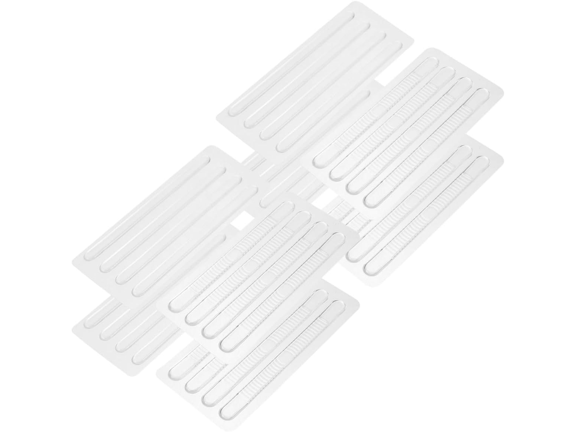 Protetores De Calcanhar Silicone Transparente Callaron, Autoadesivos, 32 Unidades, Para Evitar Atrito E Escorregões Em