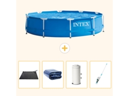 Intex Piscina Com Estrutura Redonda - 366x76 Cm - 5-peças S78