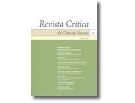 Livro Revista Crítica de Ciências Sociais - n.º 77 .