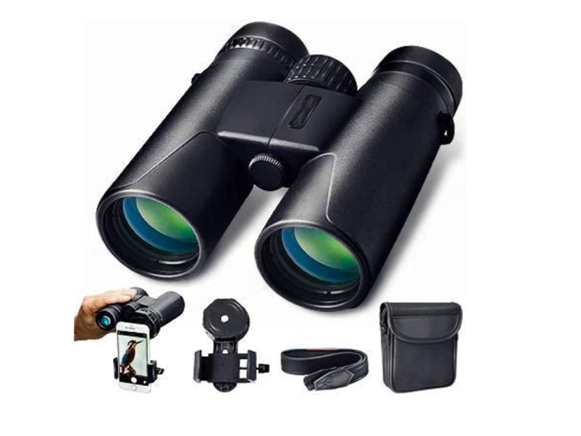 Binóculos 10x42 Para Adultos Binóculos Profissionais E Poderosos Com Longo Alcance. Prismas Leves E Resistentes À Água, Bak4 E Fmc. Bestvite (preto)