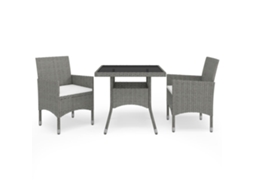 Dining Set, Dining Sets Vidaxl Cinzeto Rattan / Vime (n/a)