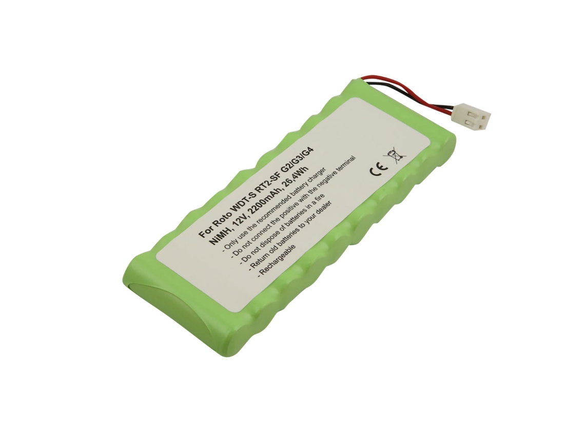 Bateria Nimh 2.2a Para Persianas Roto Wdt-s Rt2 Sf G2 / G3 / G4 12v