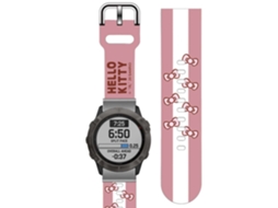 Bracelete Silicone Suave Personalizada Garmin Tactix Delta Solar Edition Hello Kitty