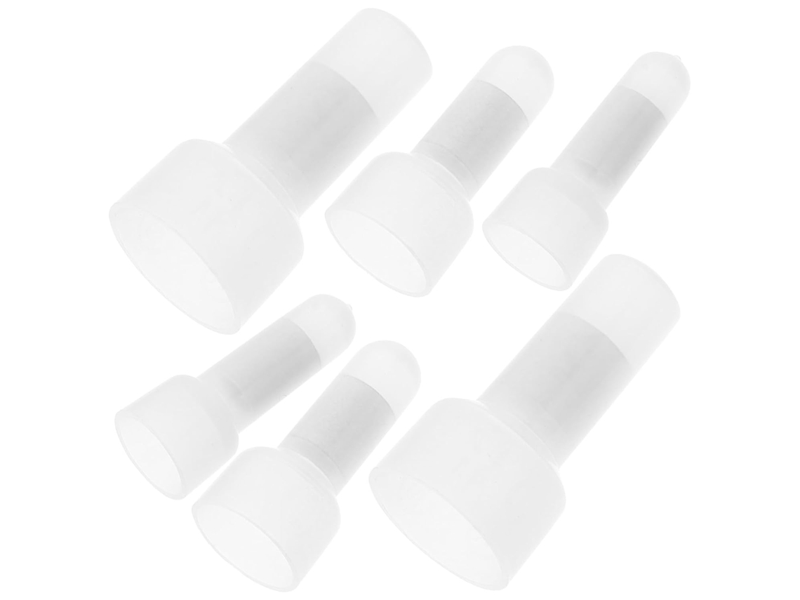 Conector De Fio Elétrico Crimpado Fechado, 1 Conjunto, Branco