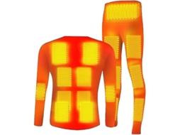 2026 ropa Interior Caliente Hombre Invierno Usb Eléctrica Traje Top Y Pantalones para Ski