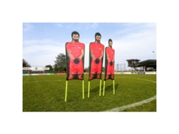 Conjunto de 3 bonecos de treino flexíveis em poliéster estampado POWERSHOT TU