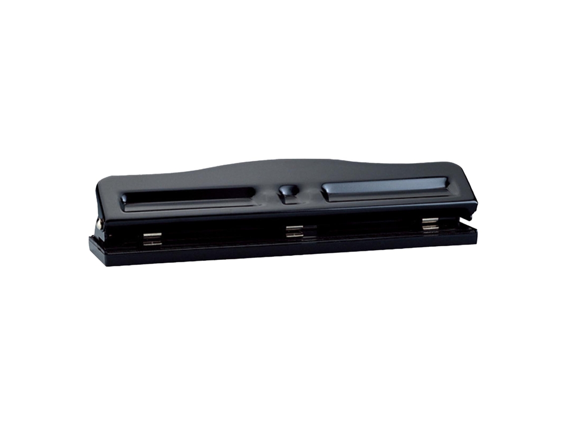 Furador de 3 Furos Ajustável 7mm Metal para Papel A4 Portátil