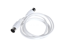 Cabo de extensão MIDI DIN macho para macho Slowmoose de 5 pinos, 3 m/9,8 pés, branco, 04772