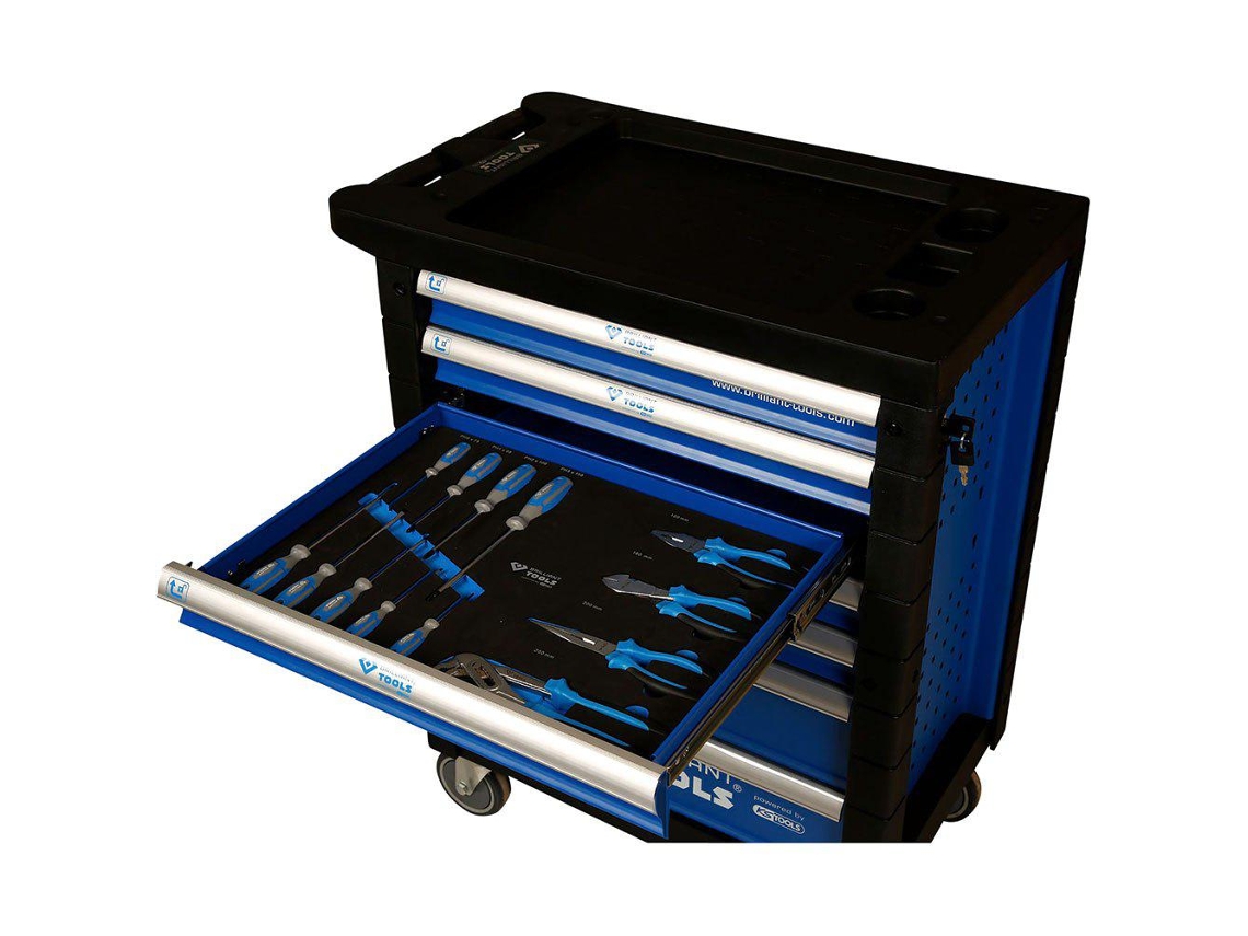 Brilliant Tools Bt153207 Armário de Ferramentas com 7 Gavetas e 207 Ferramentas Premium