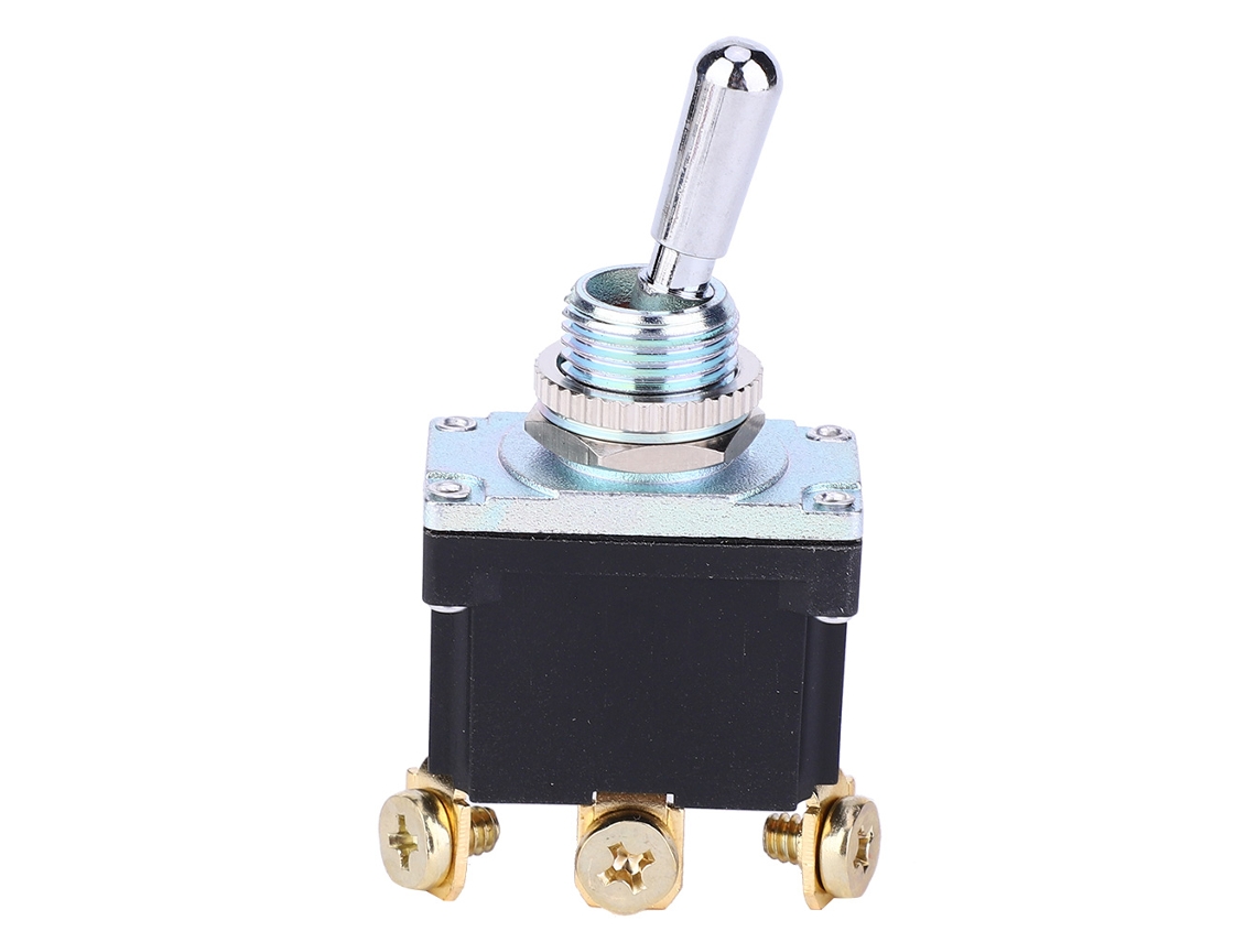 Interruptor Toggle À Prova D'água T501b 3 Pinos On-on Base De Plástico 15a 250vac/20a 125vac