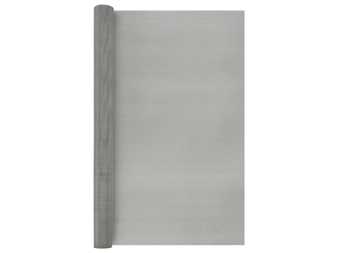 Vidaxl Tela De Malha 80 X 1000 Cm 60 Mesh Aço Inoxidável 201 Prateado
