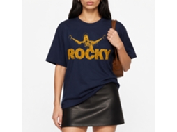 Rockinstone Rocky Movie Training Navy Adult T-shirt Size:l