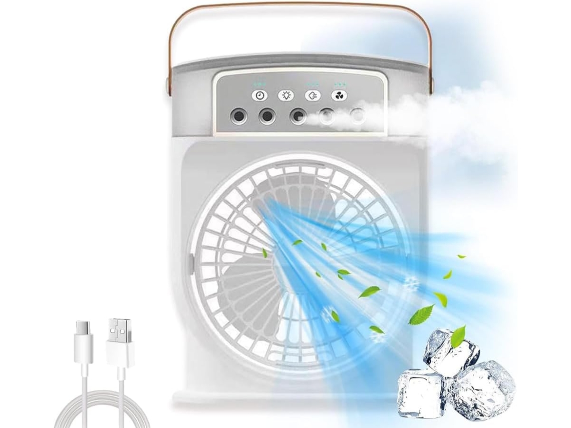 Ventilador de Mesa EIFSON Evaporativo 3 Velocidades e Humidificador