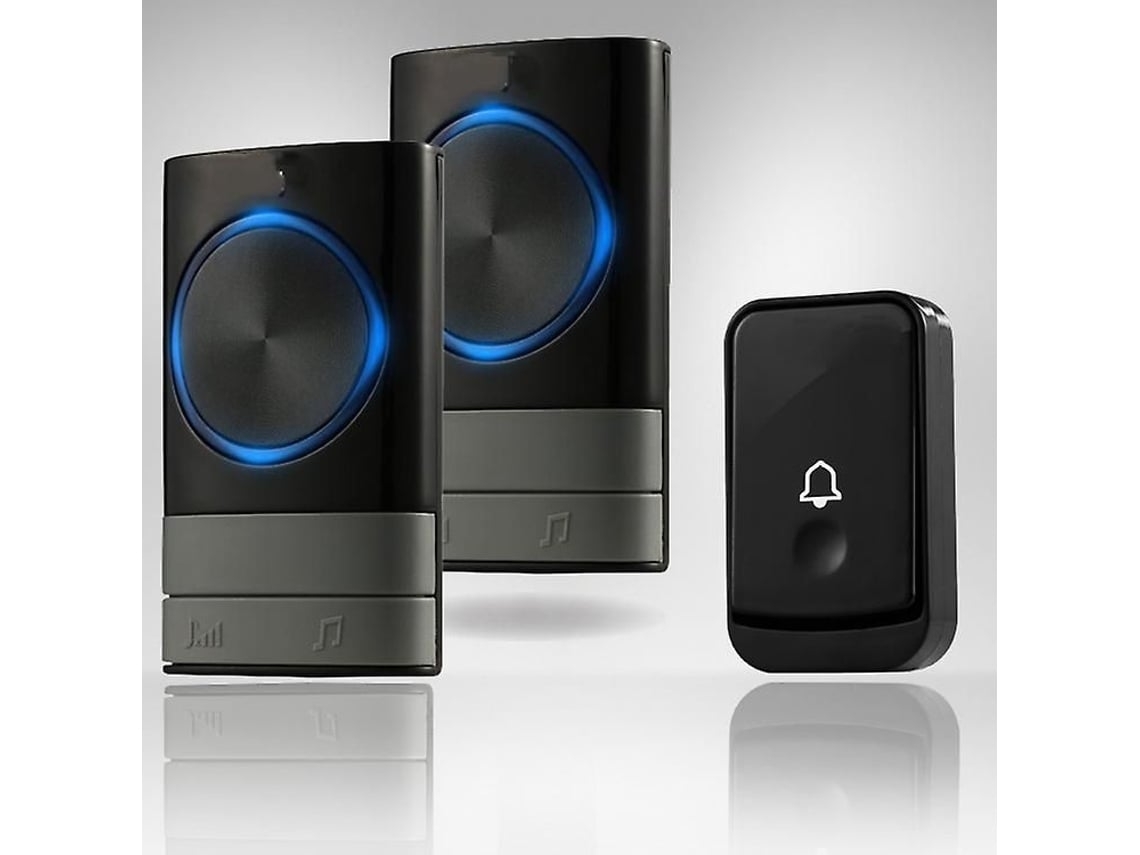 Campainha Sem Fio, Campainha Eletrônica À Prova Dágua com 2 Receptores de Tomada. Brilvibera_gsg