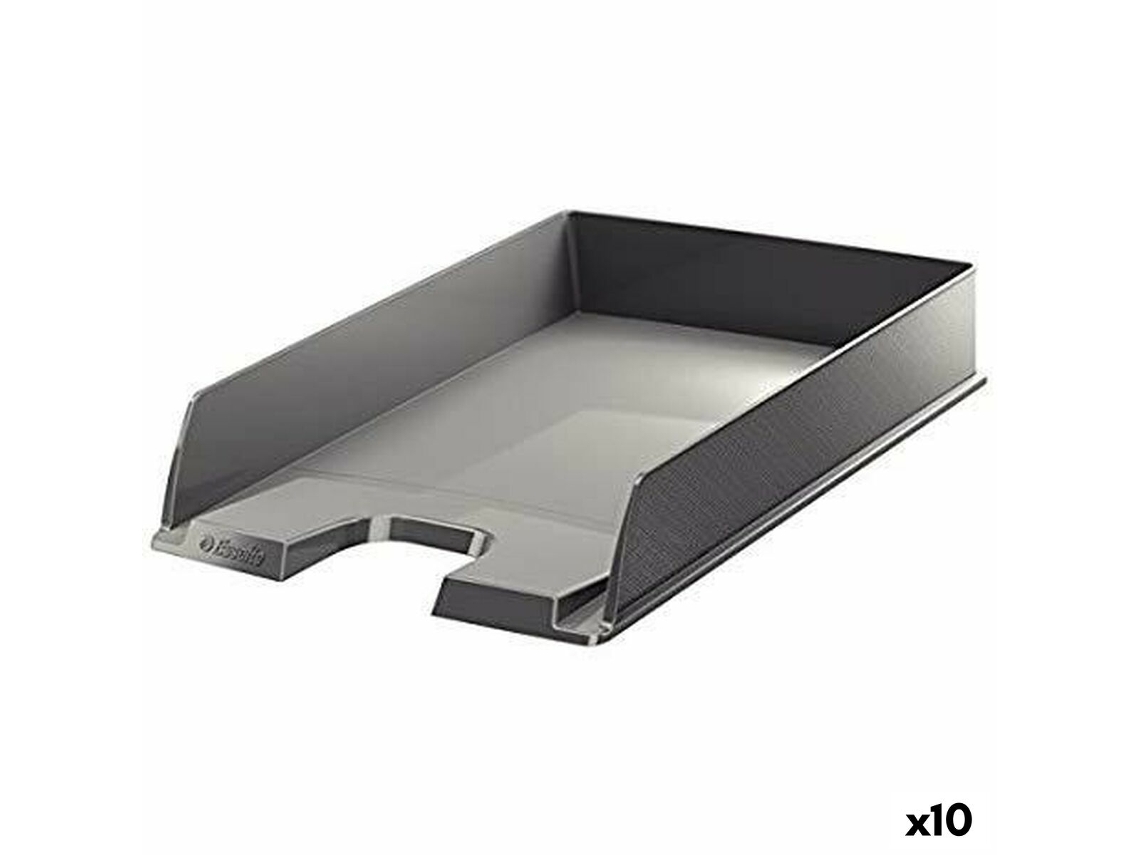 Tabuleiro De Arquivo Esselte 623609 Cinzento Plástico 10 Unidades
