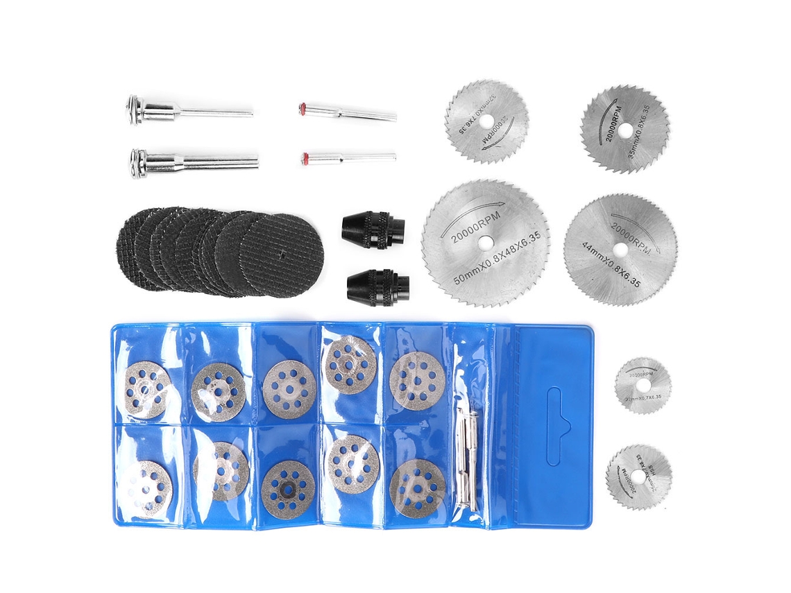 Kit De 34 Piezas De Lâmina De Serra Hhs Para Serra Circular, Diamante Resina, Ferramentas De Corte E Polimento Elétrico