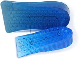 Palmilhas Ipetboom Para Aumento De Altura, Para Homens E Mulheres, Com 2 Camadas De Silicone, Design Invisível E Bom