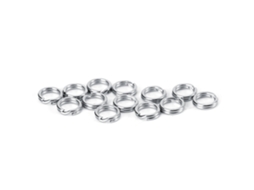 Anel Split Aço Inox 6 50pcs Isca Pesca
