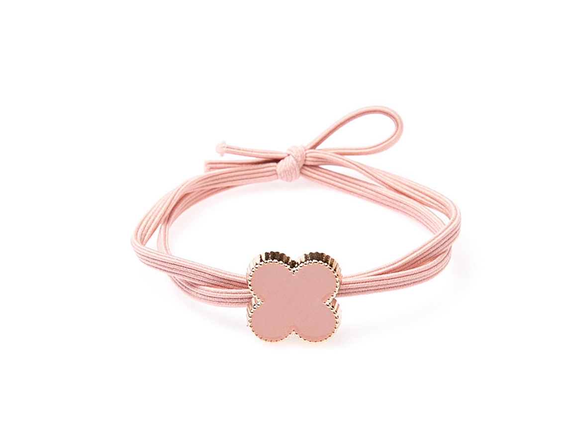 2026 elastic Hair Tie para Mulher e Menina, Cinta de Cabelo Bonita, Corda de Cabelo Linda, Porta colas Estilizado para Data, Festa, Férias Rosa