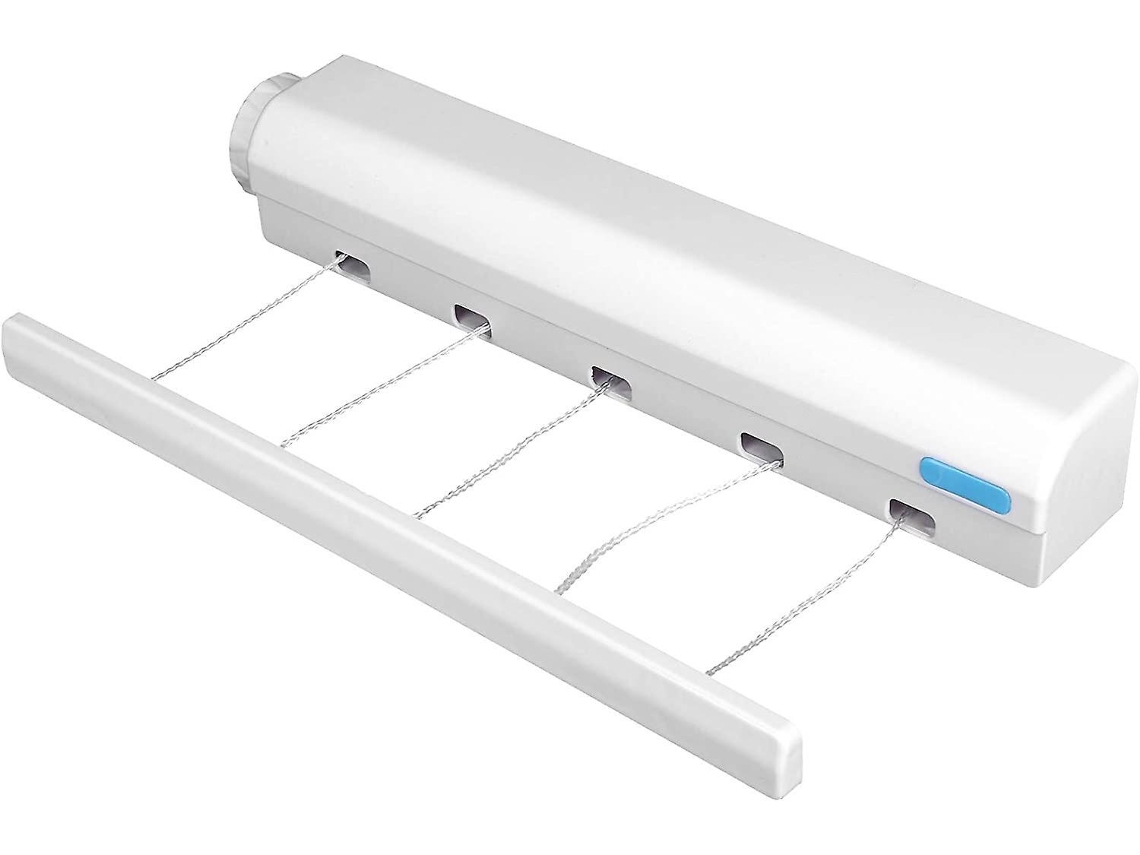 Varal retrátil compacto Slowmoose de 5 fileiras, perfeito para uso interno e externo